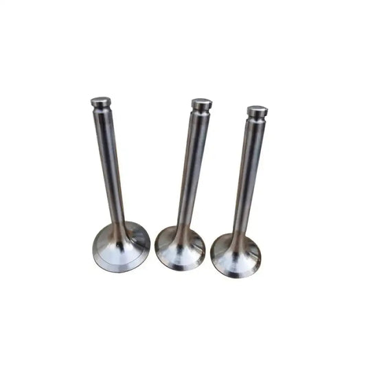 Intake Valve 3PCS YM129100-11100 For Yanmar 3TNE84 3TNE84T Komatsu 3D84E