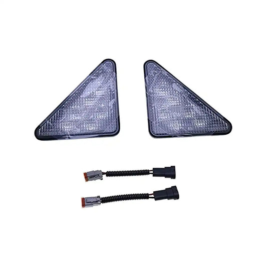 LED Headlight Kit 7259523 7259524 Rubber Bezel Light Mount 6674402 for Bobcat Skid Steer Loader 751 753 763 773 863 864 873 883 S130 S150 S160 S175 S185 S220 S300