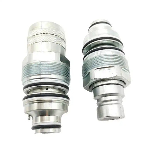 Male Female Flat Face Coupler Kit V0511-77140 V0511-77150 for Kubota Loader SVL75 SVL90C SVL90-2 SVL90 SVL75C SVL75-2
