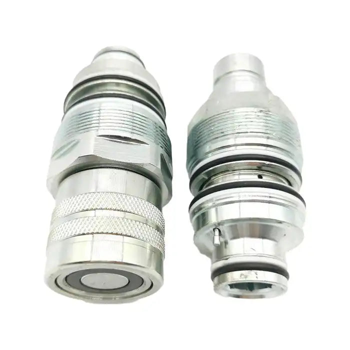 Male Female Flat Face Coupler Kit V0511-77140 V0511-77150 for Kubota Loader SVL75 SVL90C SVL90-2 SVL90 SVL75C SVL75-2