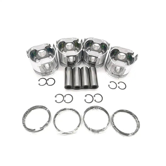 Piston Kit With Ring Set YM129900-22080 YM129901-22050 for Komatsu Crawler Tractor D20A-7-M D20P-7A-M Yanmar Engine 4TNE94 Komatsu Engine 4D94E