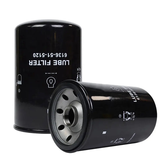 Oil Filter 6136-51-5120 For Komatsu Excavator PC80-1 PC150-1 PC150LC-1 PC200-1