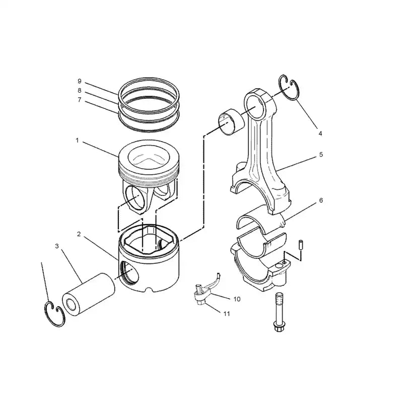 Piston Crown 149-5566 for Caterpillar CAT 3406E Engine in USA