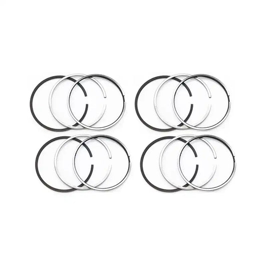 Piston Ring 4 Units 1 Set for Komatsu Crawler Tractor D20A-8 D20P-8 D20P-8 D21P-8 Yanmar Engine 4TNV94L Komatsu Engine 4D94LE