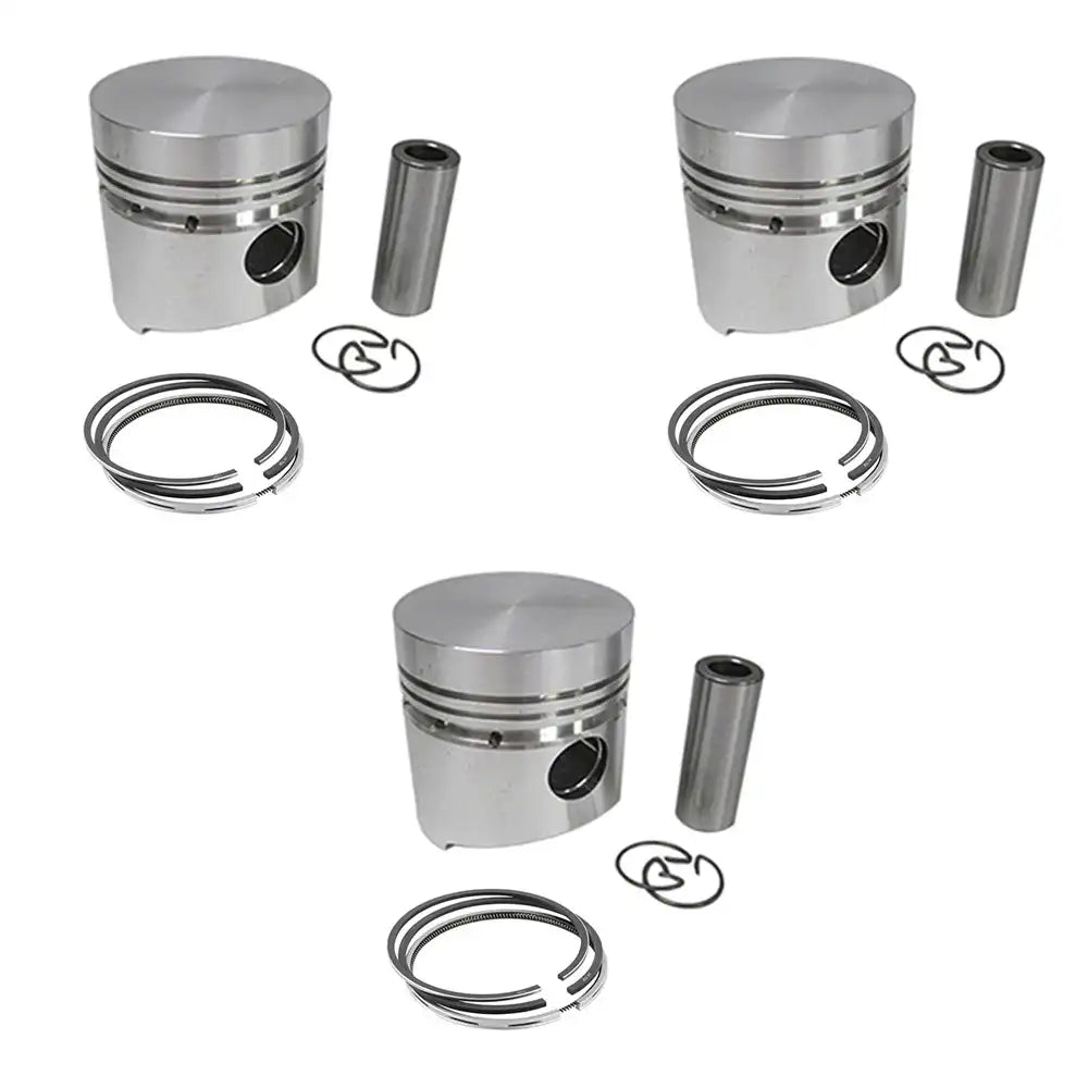 Piston Piston Ring Set STD 68mm for Kubota D750 Engine